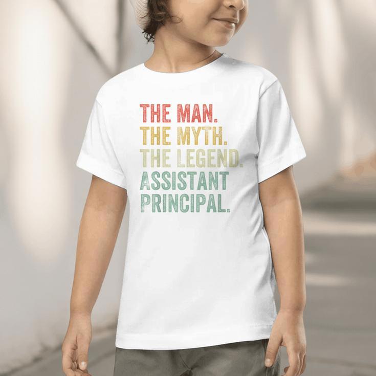 Man Myth The Legend Assistant Principal Dad Back To School Graphic Toddler T-Shirt Man Myth The Legend Assistant Principal Dad Back To School Graphic Toddler T-Shirt