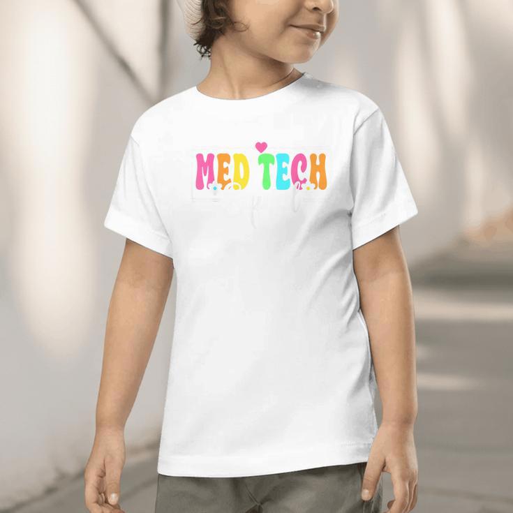 Med Tech Squad Back To School Med Technician Crew Graphic Toddler T-Shirt