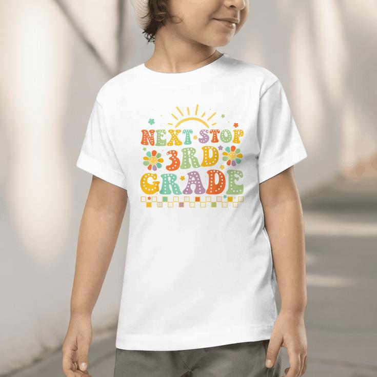 Next Stop 3rd Grade Groovy Retro Third Grade Back To School Graphic Toddler T-Shirt Next Stop 3rd Grade Groovy Retro Third Grade Back To School Graphic Toddler T-Shirt