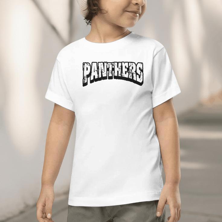 Panthers Back To School Spirit Graphic Toddler T-Shirt Panthers Back To School Spirit Graphic Toddler T-Shirt