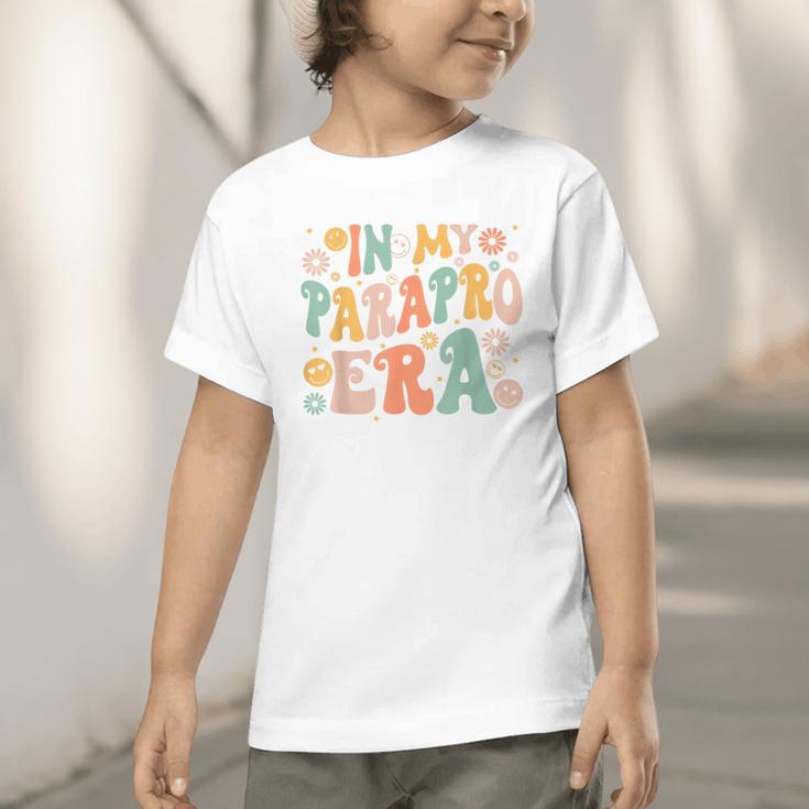 In My Parapro Era Retro Back To School Graphic Toddler T-Shirt