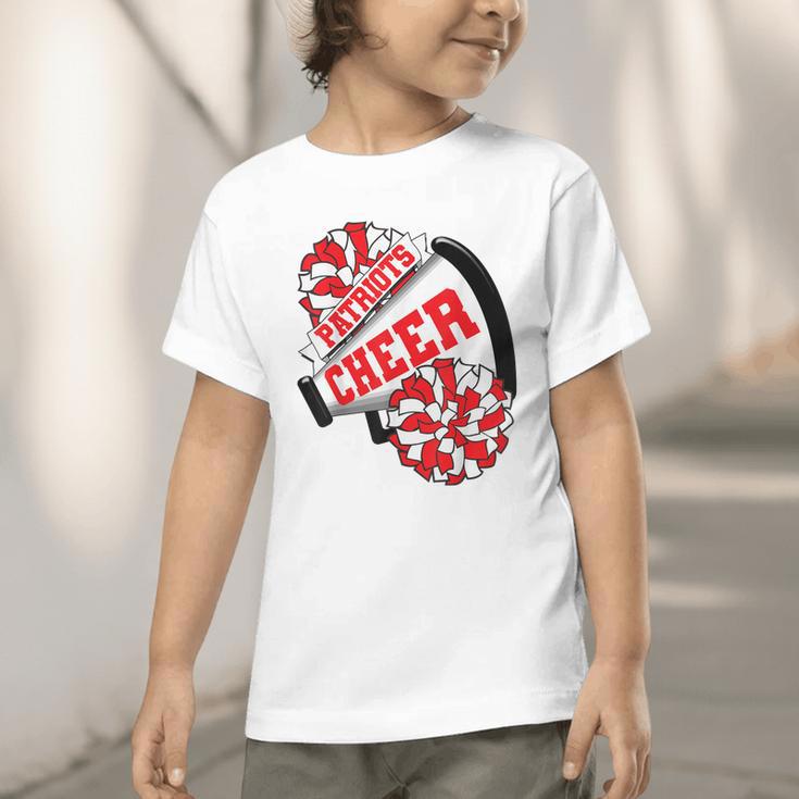 Patriots Cheer Back To School Cheerleading Spirit R Graphic Toddler T-Shirt Patriots Cheer Back To School Cheerleading Spirit R Graphic Toddler T-Shirt