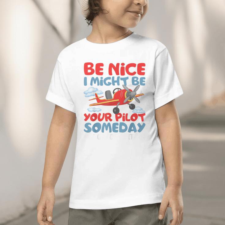 I Might Be Your Pilot First Day Back To School 1st Grade Graphic Toddler T-Shirt