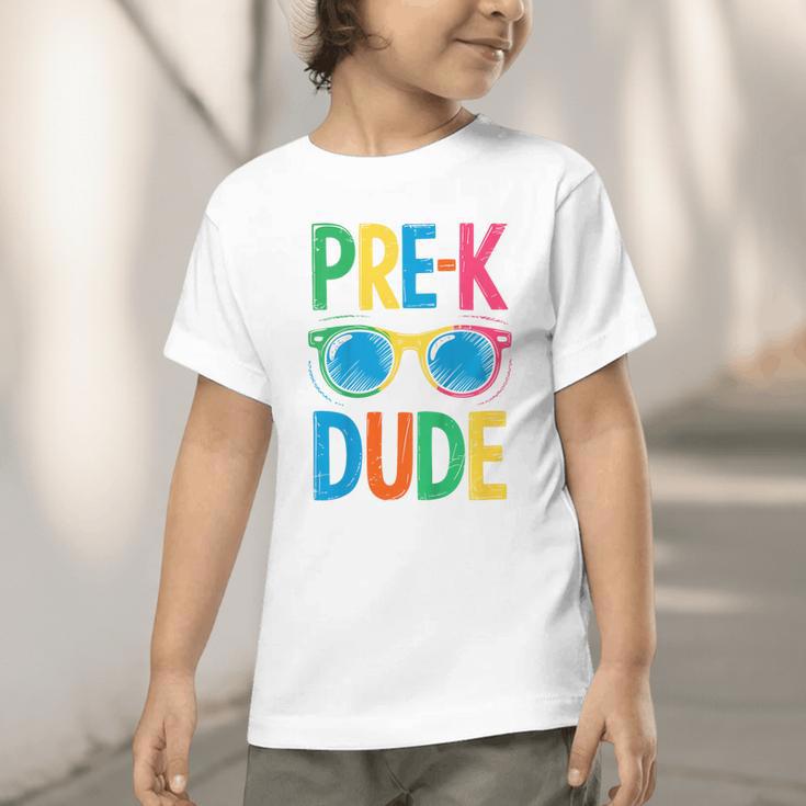 Pre-K Dude Shirt Back To School First Day Of Preschool Boy Graphic Toddler T-Shirt