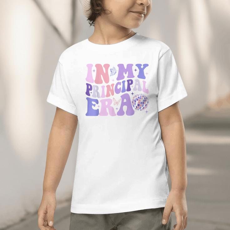 In My Principal Era Groovy School Headmaster Back To School Graphic Toddler T-Shirt In My Principal Era Groovy School Headmaster Back To School Graphic Toddler T-Shirt