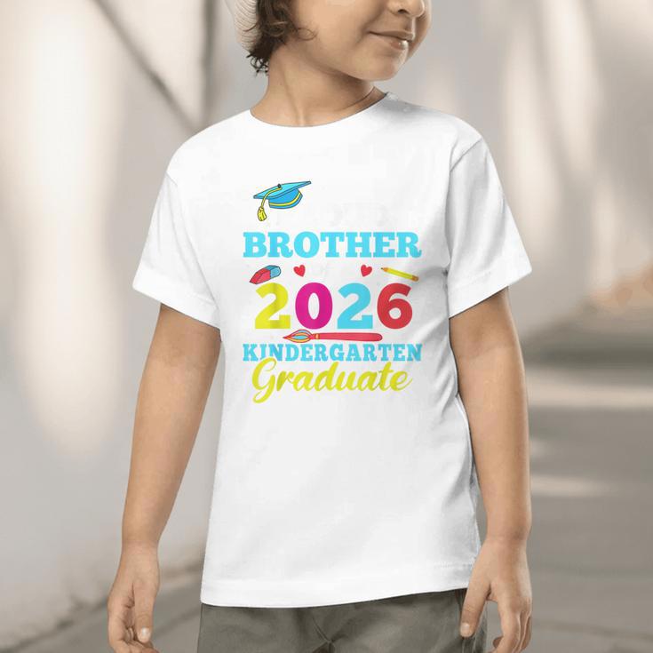 Proud Brother Of 2026 Kindergarten Graduate Back To School Graphic Toddler T-Shirt Proud Brother Of 2026 Kindergarten Graduate Back To School Graphic Toddler T-Shirt