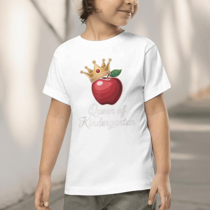 Queen Of Kindergarten Graduation Back To School Girl Graphic Toddler T-Shirt Queen Of Kindergarten Graduation Back To School Girl Graphic Toddler T-Shirt