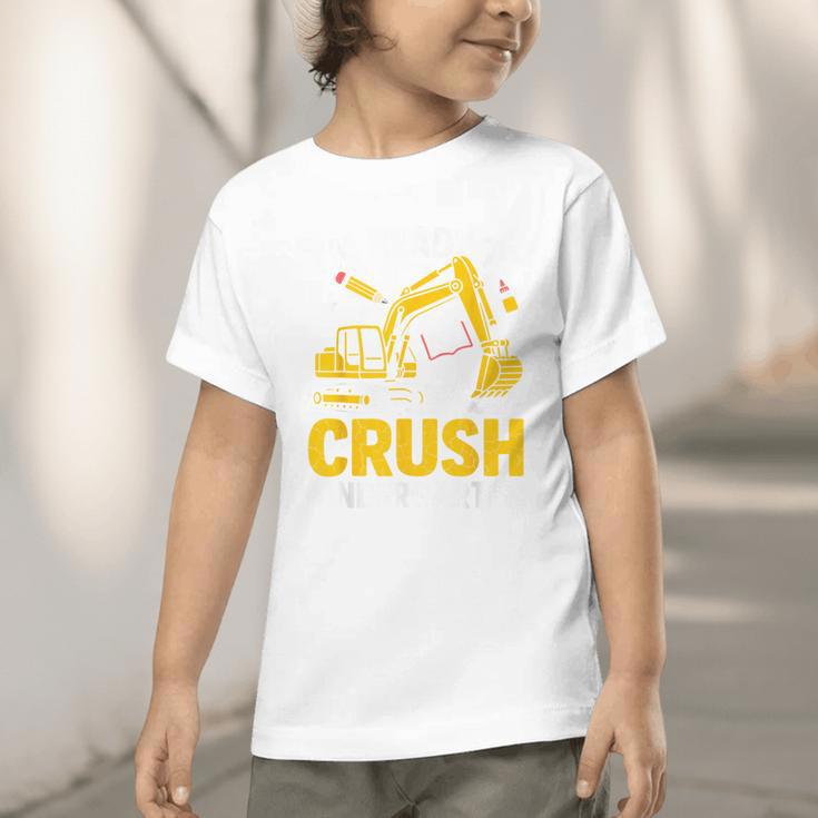 Im Ready To Crush Kindergarten Boys Back To School Graphic Toddler T-Shirt Im Ready To Crush Kindergarten Boys Back To School Graphic Toddler T-Shirt