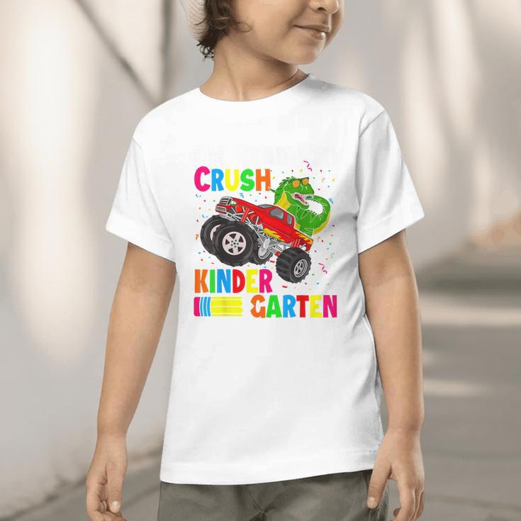 Ready To Crush Kindergarten T-Rex Back To School Boys Graphic Toddler T-Shirt Ready To Crush Kindergarten T-Rex Back To School Boys Graphic Toddler T-Shirt