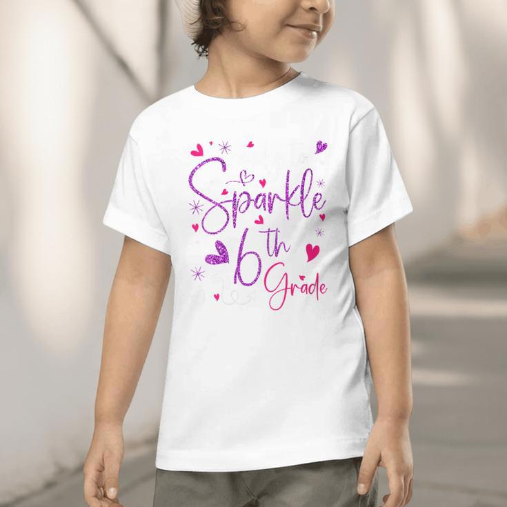 Ready To Sparkle 6th Grade Back To School For Girls Graphic Toddler T-Shirt Ready To Sparkle 6th Grade Back To School For Girls Graphic Toddler T-Shirt