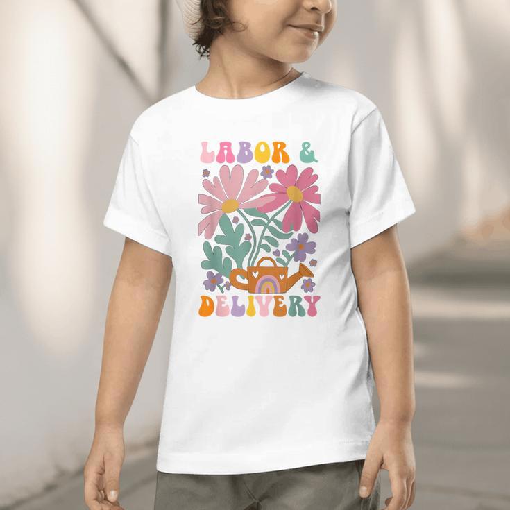Retro Labor And Delivery Nurse Back To School Men Women Graphic Toddler T-Shirt Retro Labor And Delivery Nurse Back To School Men Women Graphic Toddler T-Shirt