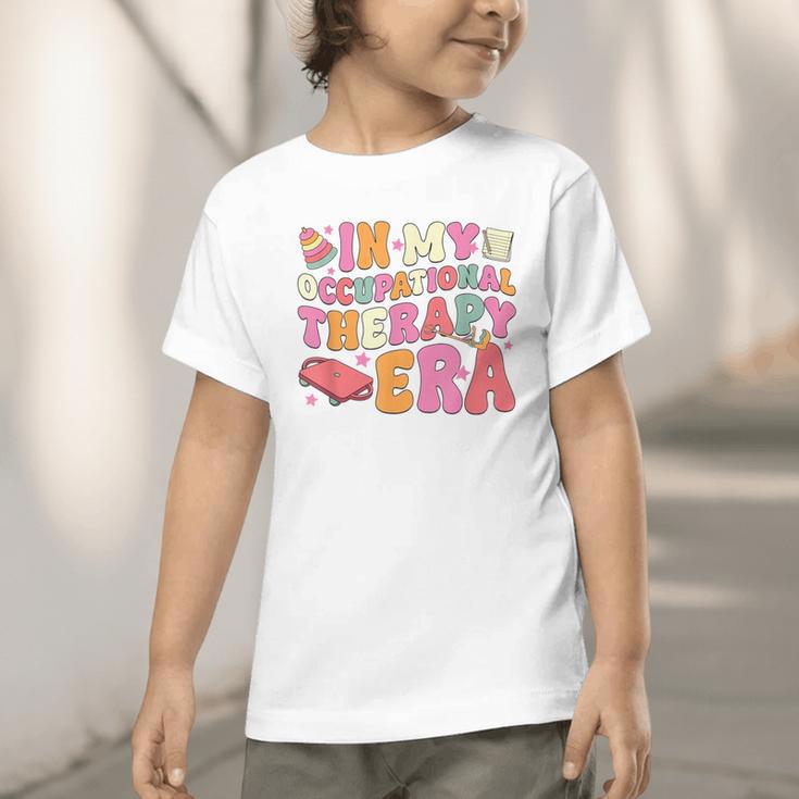 Retro In My Occupational Therapy Era OT OTA Back To School Graphic Toddler T-Shirt Retro In My Occupational Therapy Era OT OTA Back To School Graphic Toddler T-Shirt