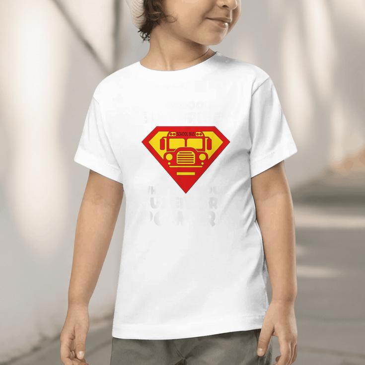 School Bus Driver Superhero Back To School Graphic Toddler T-Shirt School Bus Driver Superhero Back To School Graphic Toddler T-Shirt