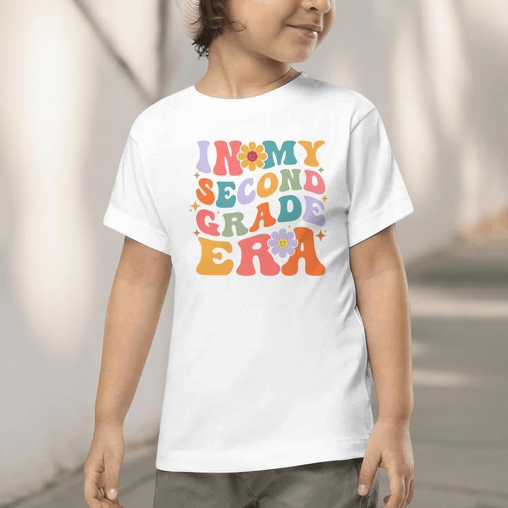 In My Second Grade Era Back To School Retro Groovy 2nd Grade Graphic Toddler T-Shirt In My Second Grade Era Back To School Retro Groovy 2nd Grade Graphic Toddler T-Shirt