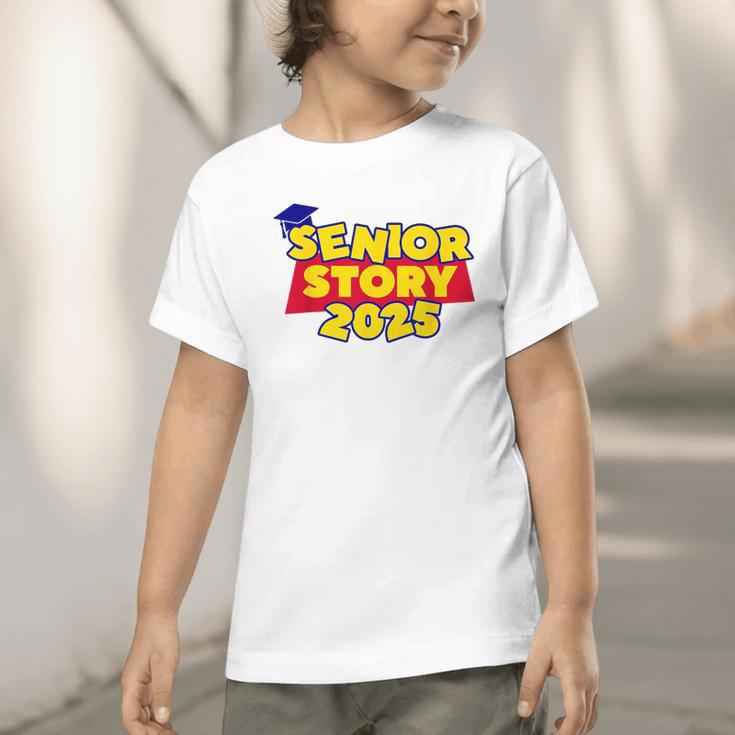 Senior 2025 Story Class Of 2025 Back To School 2025 Grad 25 Graphic Toddler T-Shirt Senior 2025 Story Class Of 2025 Back To School 2025 Grad 25 Graphic Toddler T-Shirt