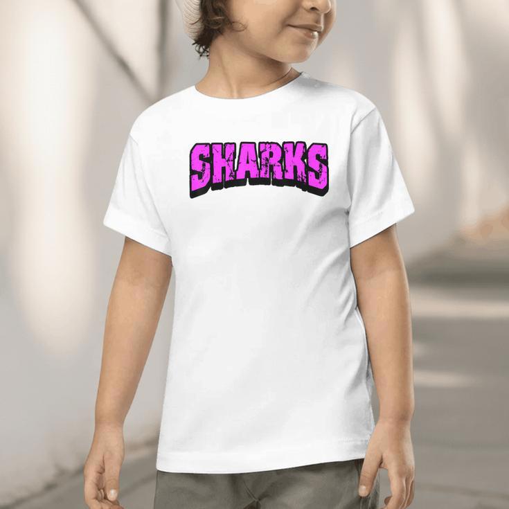Sharks Back To School Spirit Pk Graphic Toddler T-Shirt