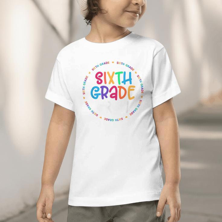Sixth Grade Crew Back To School Matching Tee For 6th Grade Graphic Toddler T-Shirt Sixth Grade Crew Back To School Matching Tee For 6th Grade Graphic Toddler T-Shirt