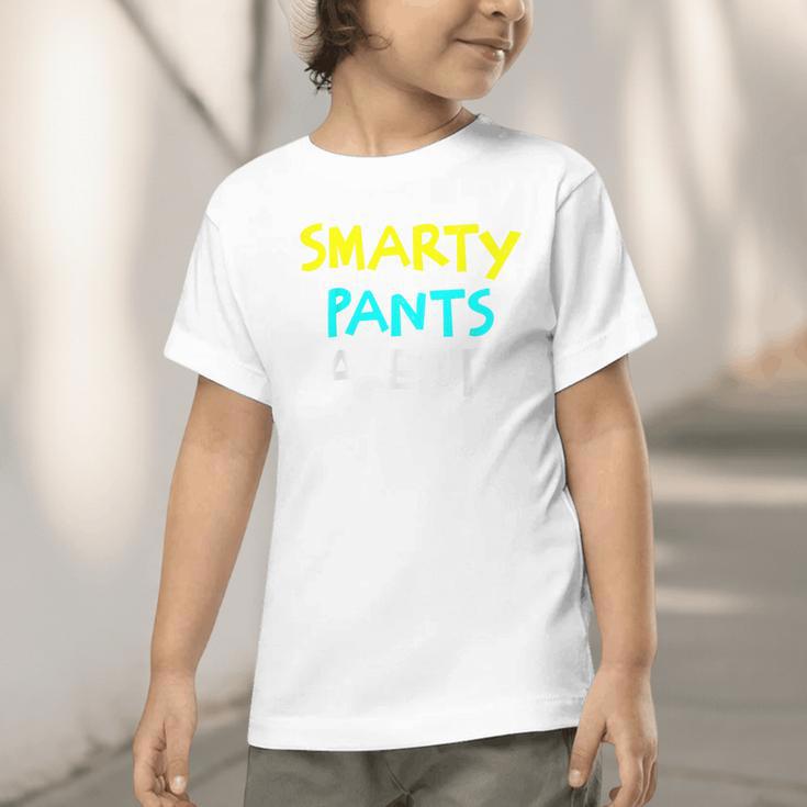 Smarty Pants Alert Nerd & Kids Back To School Graphic Toddler T-Shirt Smarty Pants Alert Nerd & Kids Back To School Graphic Toddler T-Shirt