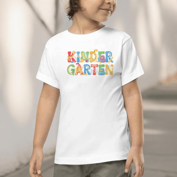 Snake Kindergarten Back To School Kids Boys Girls Graphic Toddler T-Shirt