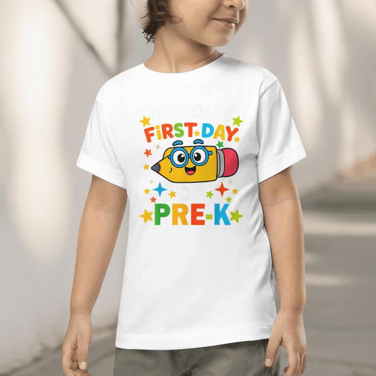 My Son's First Day Of Pre-K Back To School Kids Graphic Toddler T-Shirt