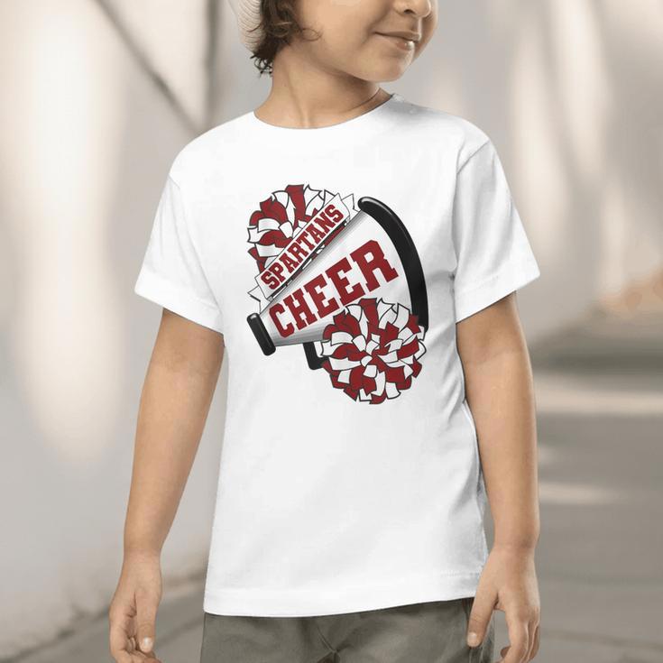 Spartans Cheer Back To School Cheerleading Spirit M Graphic Toddler T-Shirt Spartans Cheer Back To School Cheerleading Spirit M Graphic Toddler T-Shirt