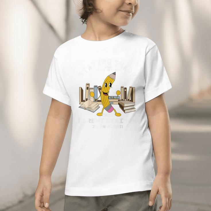 Stay Sharp Parent Liaison Back To School Pencil Graphic Toddler T-Shirt Stay Sharp Parent Liaison Back To School Pencil Graphic Toddler T-Shirt