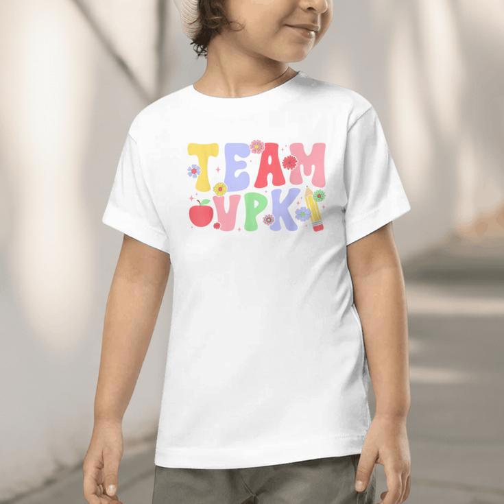 Team VPK First Day Of VPK Back To School VPK Graphic Toddler T-Shirt Team VPK First Day Of VPK Back To School VPK Graphic Toddler T-Shirt