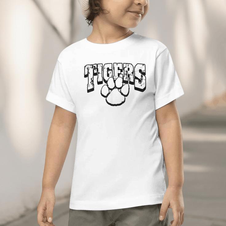 Tigers School Spirit Back To School B Graphic Toddler T-Shirt