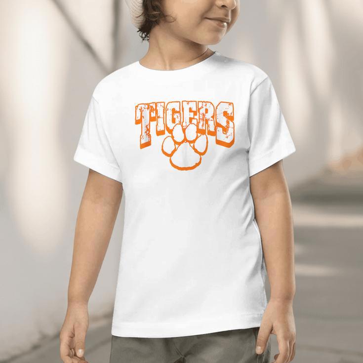 Tigers School Spirit Back To School O Graphic Toddler T-Shirt Tigers School Spirit Back To School O Graphic Toddler T-Shirt