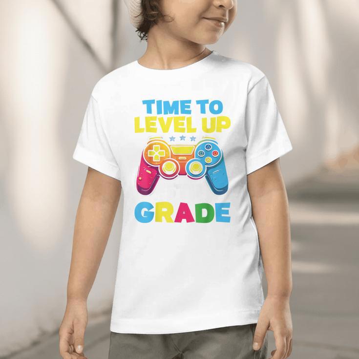 Time To Level Up 5th Grade Video Gamer Kids Back To School Graphic Toddler T-Shirt