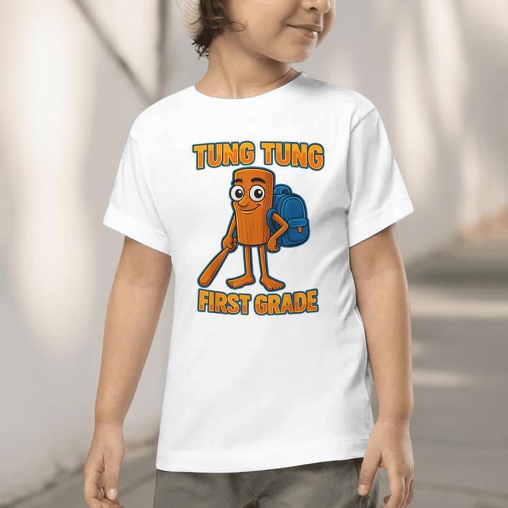 Tung Tung Sahur First Grade Italian Brainrot Back To School Graphic Toddler T-Shirt
