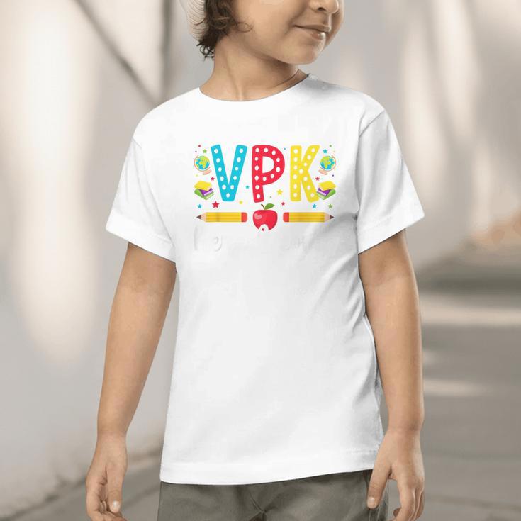 VPK Here I Come VPK Back To School VPK First Day Of VPK Graphic Toddler T-Shirt VPK Here I Come VPK Back To School VPK First Day Of VPK Graphic Toddler T-Shirt
