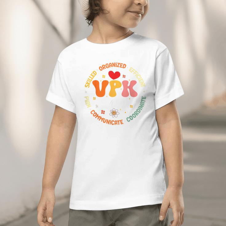 VPK Vibes First Day Of Back To School Appreciation Week Graphic Toddler T-Shirt VPK Vibes First Day Of Back To School Appreciation Week Graphic Toddler T-Shirt