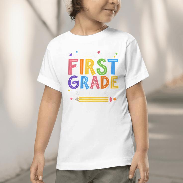 Watch Out First Grade Here I Come 1St Grade Back To School Graphic Toddler T-Shirt Watch Out First Grade Here I Come 1St Grade Back To School Graphic Toddler T-Shirt
