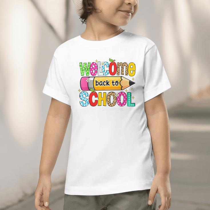 Welcome Back To School School Secretary Life Leopard Graphic Toddler T-Shirt Welcome Back To School School Secretary Life Leopard Graphic Toddler T-Shirt