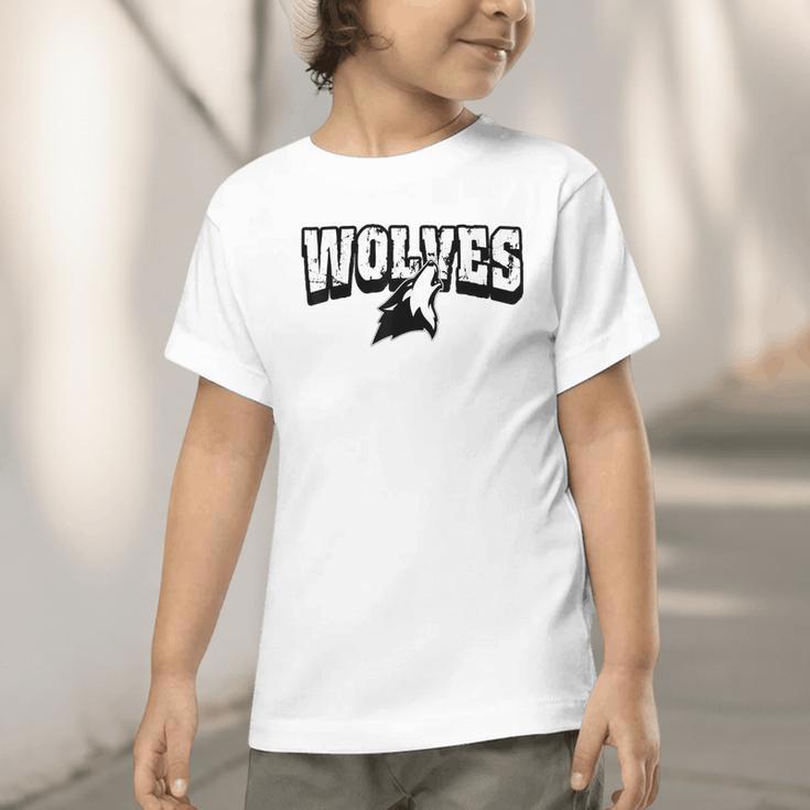 Wolves Back To School Spirit Graphic Toddler T-Shirt
