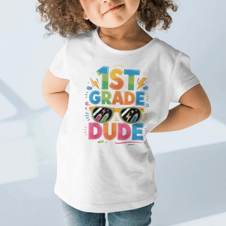 1st Grade Dude Shirt First Grade Boys Girl Back To School Graphic Toddler T-Shirt 1st Grade Dude Shirt First Grade Boys Girl Back To School Graphic Toddler T-Shirt