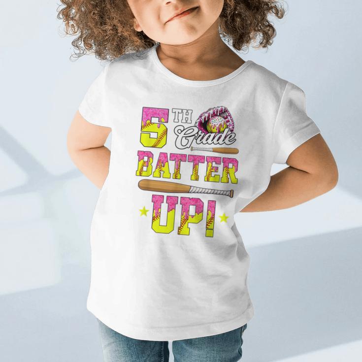 5th Grade Butter Up Softball Ice Cream Drip Back To School Graphic Toddler T-Shirt 5th Grade Butter Up Softball Ice Cream Drip Back To School Graphic Toddler T-Shirt