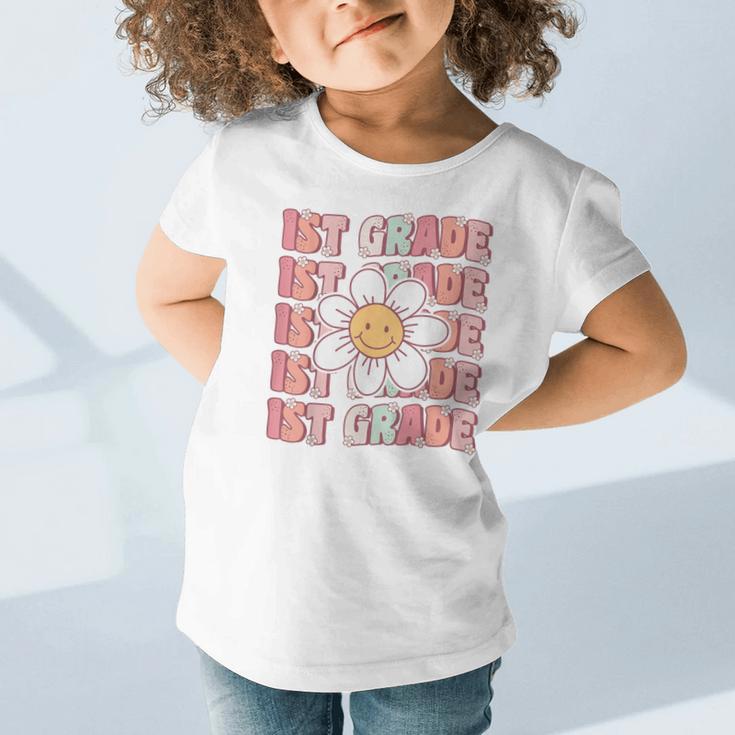 70s Groovy 1st Grade Back To School First Day Of First Grade Graphic Toddler T-Shirt 70s Groovy 1st Grade Back To School First Day Of First Grade Graphic Toddler T-Shirt