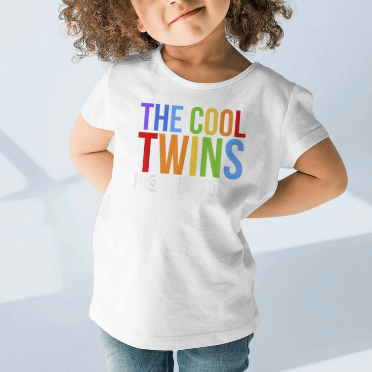 Back To School Cool Twins Just Showed Up Kid Boy Teen Twin Graphic Toddler T-Shirt Back To School Cool Twins Just Showed Up Kid Boy Teen Twin Graphic Toddler T-Shirt