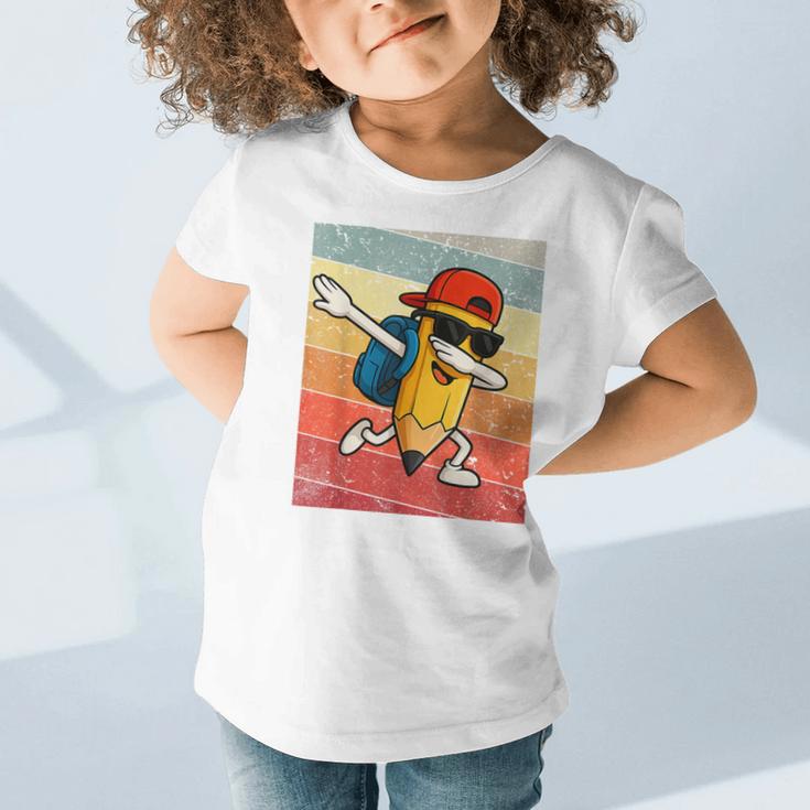 Back To School Dabbing Pencil First Day Boys Kids Graphic Toddler T-Shirt