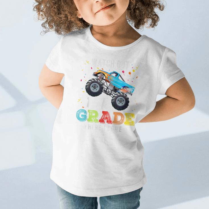 Back To School First Grade Here I Come For Boy Kids Truck Graphic Toddler T-Shirt Back To School First Grade Here I Come For Boy Kids Truck Graphic Toddler T-Shirt