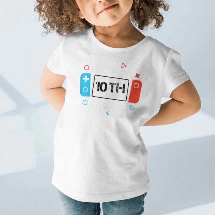 Back To School Game On 10th Grade Gamer Kids Boys Girl Graphic Toddler T-Shirt