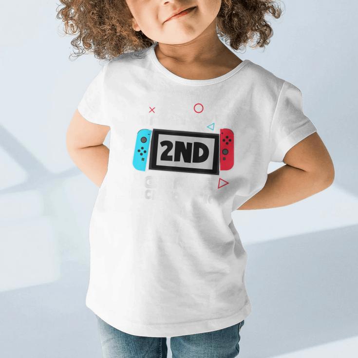 Back To School Game Over 2nd Grade Gamer Kids Boys Graphic Toddler T-Shirt