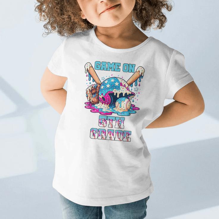 Back To School Game On Fifth Grade Baseball First Day Boys Graphic Toddler T-Shirt Back To School Game On Fifth Grade Baseball First Day Boys Graphic Toddler T-Shirt
