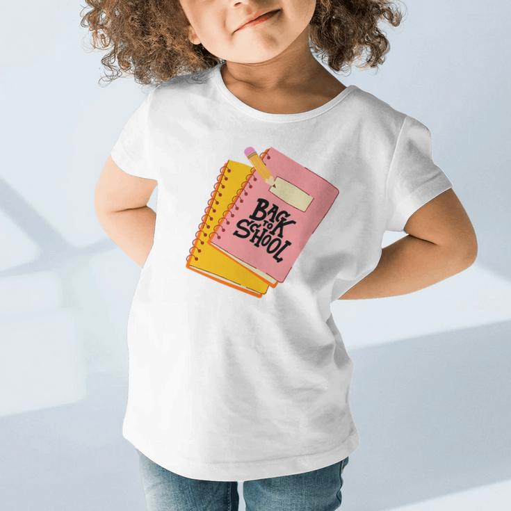 Back To School Notebook And Pencil Graphic Design Premium Tri-Blend Graphic Toddler T-Shirt Back To School Notebook And Pencil Graphic Design Premium Tri-Blend Graphic Toddler T-Shirt