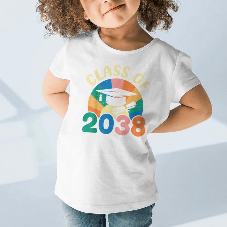Back To School Pre-K Kindergarten Graduation Class Of 2038 Graphic Toddler T-Shirt Back To School Pre-K Kindergarten Graduation Class Of 2038 Graphic Toddler T-Shirt