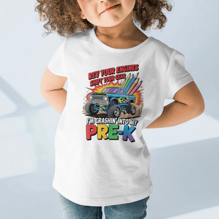 Back To School Pre-K Preschool Monster Truck First Day Boys Graphic Toddler T-Shirt