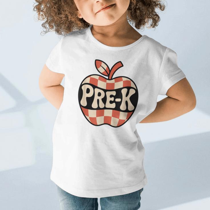 Back To School Retro Apple PRE-K Classroom Graphic Toddler T-Shirt Back To School Retro Apple PRE-K Classroom Graphic Toddler T-Shirt