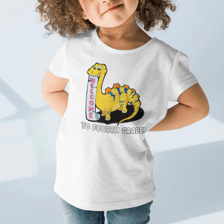 Back To School Welcome To Fourth Grade Graphic Toddler T-Shirt Back To School Welcome To Fourth Grade Graphic Toddler T-Shirt